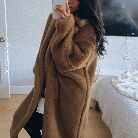 MaxMara Jackets & Blazers - NEW Max Mara Teddy Camel Coat